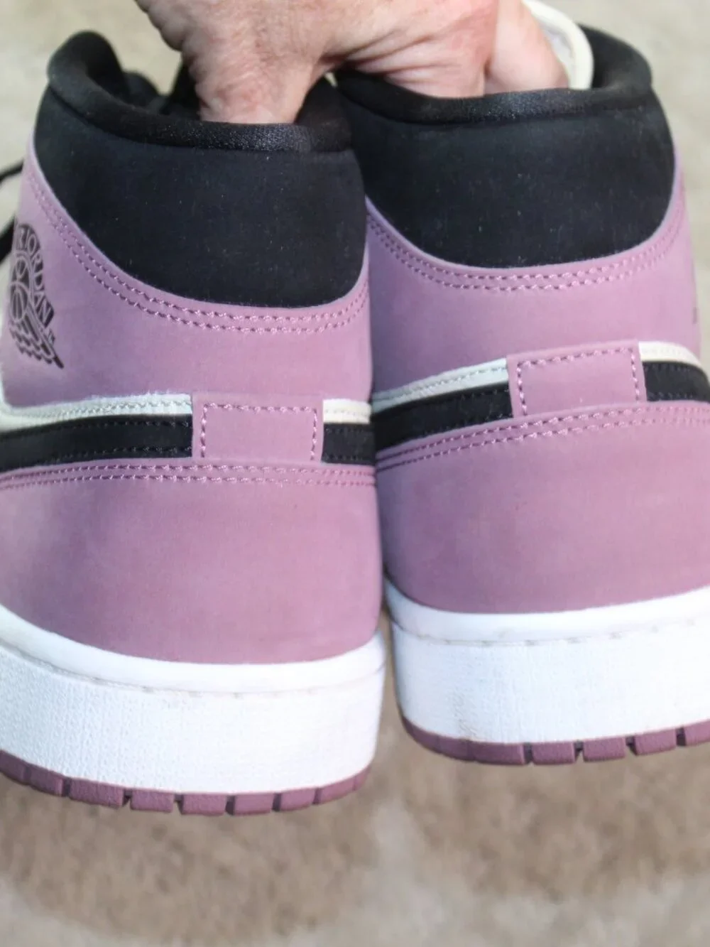 Women's Size 12 Air Jordan 1 Mid SE 'Berry Pink' with COA